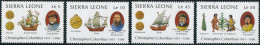 COL Sierra Leona Sierra Leone Nº 839/42  1987   MNH - Sierra Leone (1961-...)