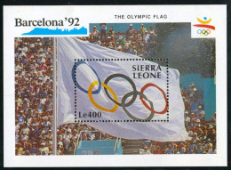 OLI1 Sierra Leona Sierra Leone HB 142  1992  JJOO Barcelona  MNH - Sierra Leone (1961-...)