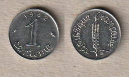 02453) Frankreich, 1 Centime 1962 - 1 Centime