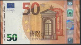 50 EURO ITALIA  SA  S024 H5 LAST POSITION  Ch. "47"  - DRAGHI   UNC - 50 Euro