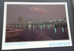 Aguadulce, Costa De Almeria - Pto. Deportivo De Noche - Tintore Ediciones, Malaga - # 1.464 - Almería