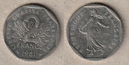 02439) Frankreich, 2 Francs 1981 - 2 Francs