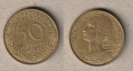 02449) Frankreich, 50 Centimes 1963 - 50 Centimes