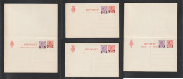 DANEMARK - Entier Postal Neuf - 1920/1930 - Carte Postal Avec Réponse Payée - Réf.56-H- 2 Timbres . Christian X - 6 Scan - Postal Stationery