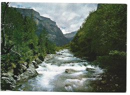 RIO ARAZAS DESDE EL PUENTE DE BRIET.- PARQUE NACIONAL DE ORDESA.- HUESCA.- ( ESPAÑA ) - Huesca