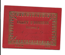 KB1282 - BILLET D'HONNEUR 1896 - Diplomi E Pagelle