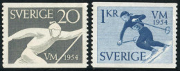 DEP7  Suecia Sweden  Nº 385/86  1954    MNH - Other & Unclassified