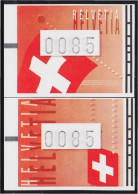 Suiza Distribuidores 20/21 Sellos De Franqueo Bandera Suiza MNH - Autres & Non Classés
