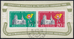 Suiza Switzerland HB 15 1955 Exposición Nacional De Filatelia Usada - Andere & Zonder Classificatie