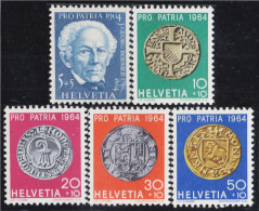 Suiza Switzerland 730/34 1964 Johann Gerog Monedas Antiguas MNH - Altri & Non Classificati