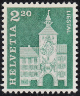 Suiza Switzerland 737 1964 Thomas Tower Y High Gate En Liestal MNH - Autres & Non Classés