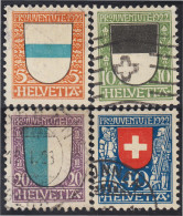 Suiza Switzerland 188/91 1922 Escudos De Municipios Usados - Altri & Non Classificati