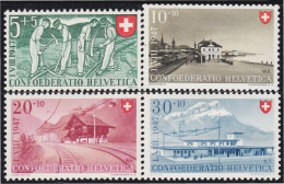 Suiza Switzerland 437/40 1947 Fiesta Nacional MH - Altri & Non Classificati