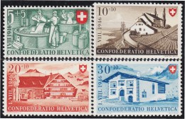Suiza Switzerland 428/31 1946 Fiesta Nacional MH - Autres & Non Classés