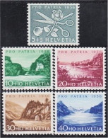 Suiza Switzerland 576/80 1956 Sello Por La Patria MNH - Autres & Non Classés