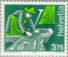 Suiza - 1337 - 1990 El Hombre Y Su Trabajo Pescador Lujo - Autres & Non Classés