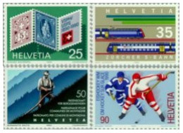 Suiza - 1338/41 - 1990 Aniversarios Y Acontecimientos Lujo - Altri & Non Classificati