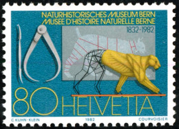 FAU1/S Suiza Switzerland  Nº 1146  1982  150º Aniv. Del Museo De Historia Natu - Sonstige & Ohne Zuordnung