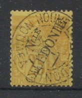 NOUVELLE-CALEDONIE - 1892 - N°YT. 28 - Type Alphée Dubois 25c Jaune - Oblitéré / Used - Used Stamps