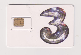 UNITED KINGDOM -  3 SIM With Chip Unused  Phonecard - Other & Unclassified