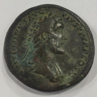 IMPERIO ROMANO. ANTONIO PIO. AÑO 138/161. SESTERCIO. PESO 26.2 GR. REF A/F - The Anthonines (96 AD To 192 AD)