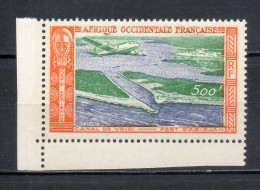 AOF PA N° 16    NEUF SANS CHARNIERE COTE 32.40€   CANAL PORT AVION - Unused Stamps