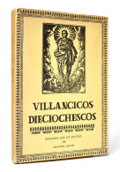 Villancicos Diecioechescos. La Colección Malagueña 1734-1790 - Manuel Alvar - Arte, Hobby