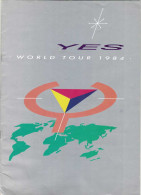 Yes World Tour 1984. Programa Gira + Entradas - Bellas Artes, Ocio