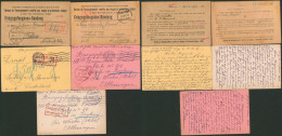 Guerre 14-18 - Archive De 5 Documents De Luttich (1917) > Prison De Siegburg + Censure / Bureau De Renseignement - Prisonniers