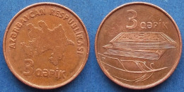 AZERBAIJAN - 3 Qapik ND (2006) "Books" KM# 40 Independent Republic (1991) - Edelweiss Coins - Azerbaiyán