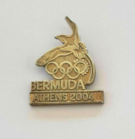 @ Athens 2004 Olympic Games - Bermuda Dated NOC Pin - Jeux Olympiques