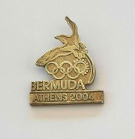 @ Athens 2004 Olympic Games - Bermuda Dated NOC Pin - Olympic Games