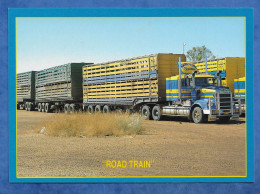 CPM   ETATS UNIS - CAMION POIDS LOURDS - ROAD TRAIN ( Pictured Cattle Truck ) Hampton Broome Photo R Luxford - Trucks, Vans &  Lorries