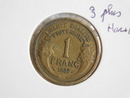 France 1 Franc 1933 3 Plus Haut MORLON (669) - 1 Franc