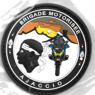 Ecusson PVC BMO BRIGADE MOTORISEE AJACCIO NOUVEAU MODELE - Politie & Rijkswacht