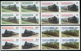 TRA2 Tanzania 263/66  Bl.4 1986 MNH - Tanzania (1964-...)