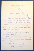 ● L.A.S Roseline BACOU Historienne D'art Spécialiste Odilon REDON Lettre Autographe - Politisch Und Militärisch