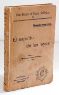 El Espíritu De Las Leyes. Tomo III - Montesquieu - Pensées