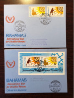 BAHAMAS  FDC COVER 1981 YEAR DISABLED PEOPLE HEALTH MEDICINE STAMPS - Bahamas (1973-...)