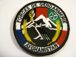 ECUSSON COLLECTION GEND. FORCES DE GENDARMERIE OPEX AFGHANISTAN SUR SCRATCH 80MM - Police & Gendarmerie