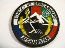 ECUSSON COLLECTION GEND. FORCES DE GENDARMERIE OPEX AFGHANISTAN SUR SCRATCH 80MM - Polizia