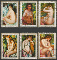 Equatorial Guinea 1973 - Mi 208/14 - YT 31 + Pa 16 ( Nude Paintings ) - Aktmalerei