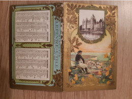 PETIT CALENDRIER  PUBLICITAIRE  BISCUITS LEFEVRE UTILE CHATEAU DE JOSSELIN - Tamaño Pequeño : 1901-20