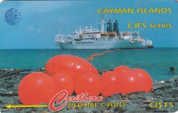 CAYMAN ISL.(GPT) - CJFS(Cayman-Jamaica Fibre System), Orange Buoys, CN : 131CCID/B, Tirage %15000, Used - Kaaimaneilanden