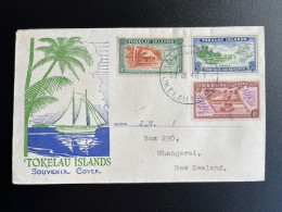 TOKELAU 1948 CIRCULATED FDC DEFINITIVE ISSUES 22-06-1948 - Tokelau