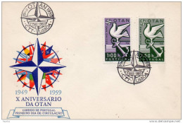 1960 LETTERA  LISBOA - Poststempel (Marcophilie)