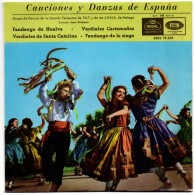 Canciones Y Danzas De España - Grupo De Danzas De La Sección Femenina De F.E.T. Y De Las J.O.N.S. De Málaga - EP - Sin Clasificación