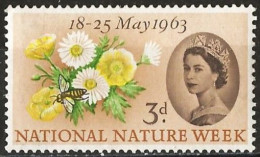 Great Britain 1963 - Mi 357 - YT 373 ( Week Of The Nature : Honey Bee ) MH* - Unused Stamps