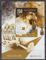 ALBANIA 2022 MNH Europe Cept Myths & Legends S/S – OFFICIAL ISSUE – DHQ49610 - 2022