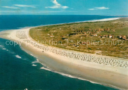 73158954 Langeoog Nordseebad Fliegeraufnahme Badestrand Langeoog - Langeoog